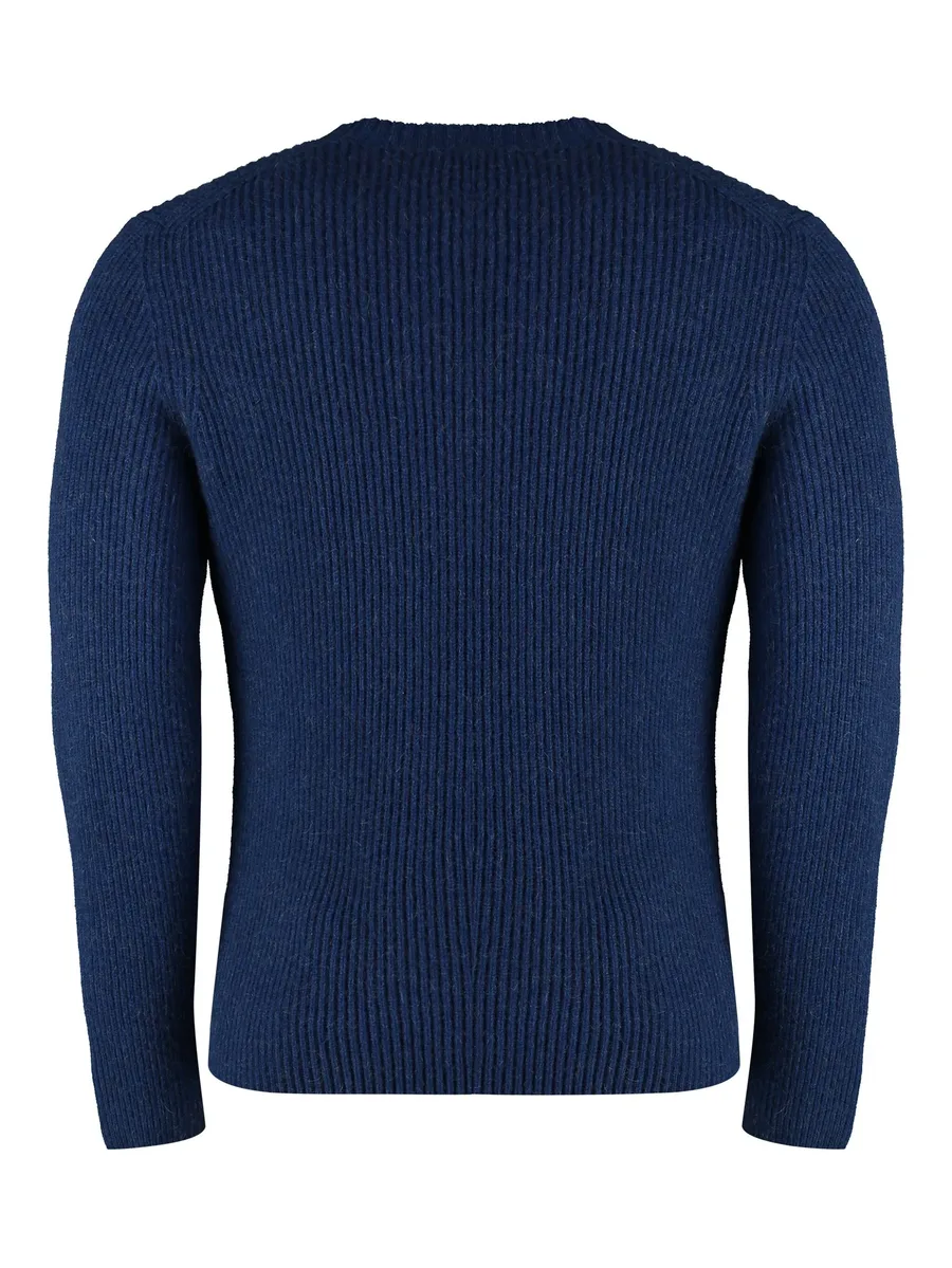 crew-neck camel sweater 3