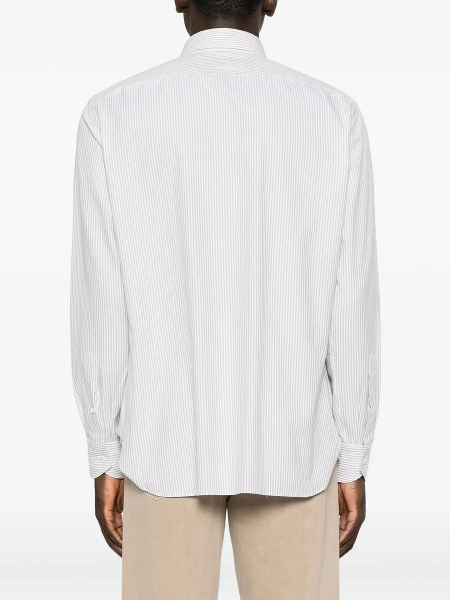 vertical-stripe long-sleeve shirt 4