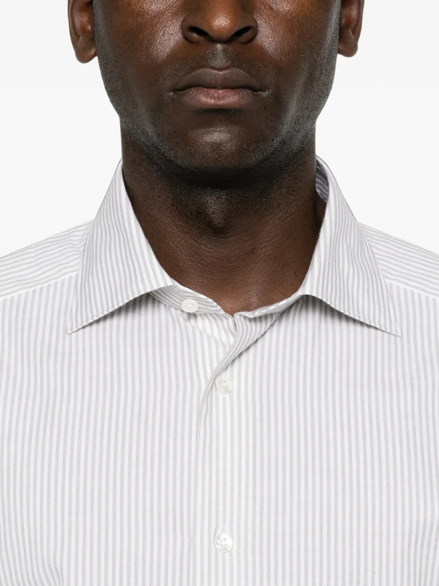 vertical-stripe long-sleeve shirt 5