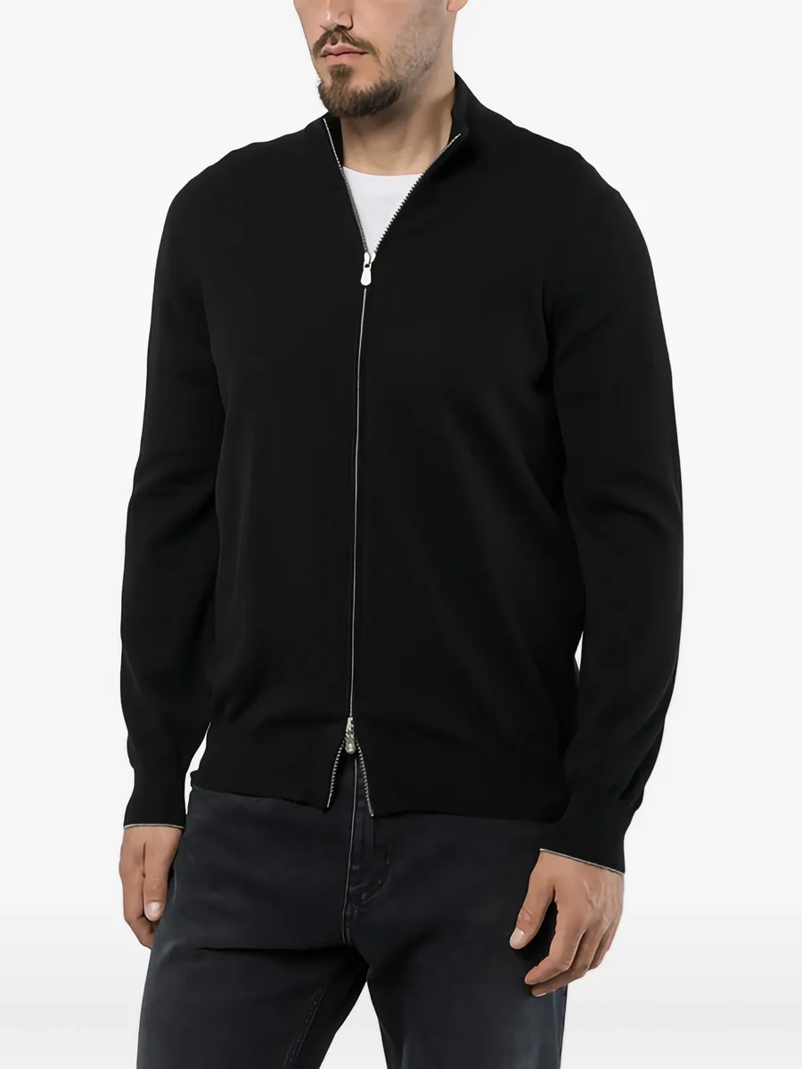zip-neck cashmere cardigan 3