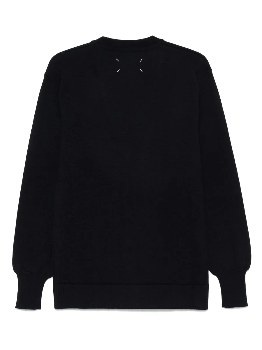 virgin-wool knitted cardigan 3