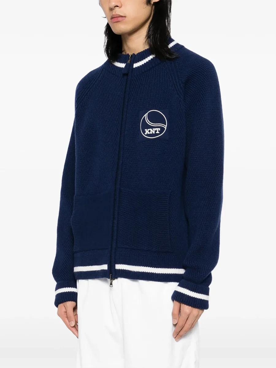 logo patched jacket 6