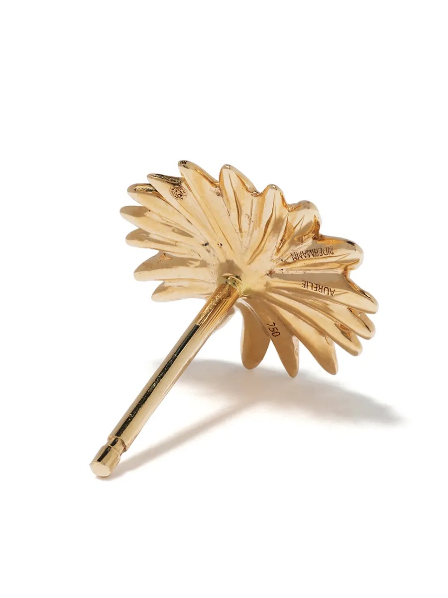 серьга Bouquet из желтого золота 7