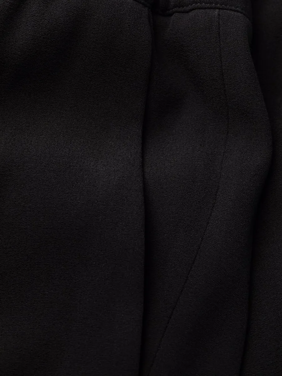 slouchy crepe tapered-leg track pants 11
