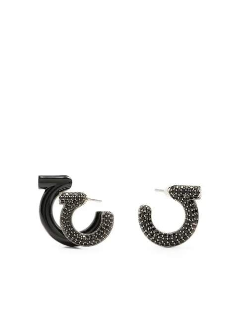 серьги с декором Gancini