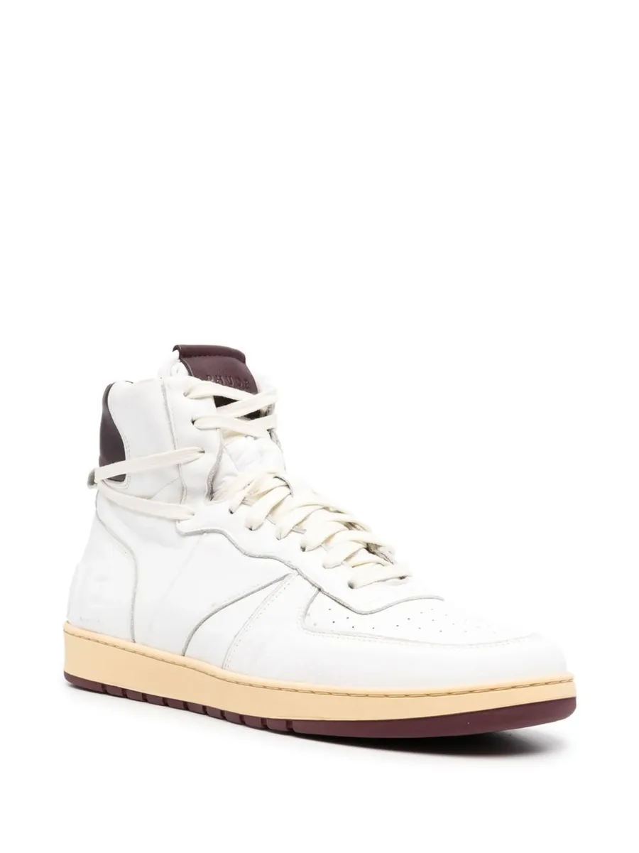 panelled high-top sneakers 3