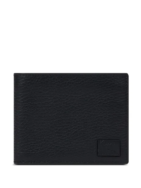 кошелек из зернистой кожи с полосками Signature Stripe