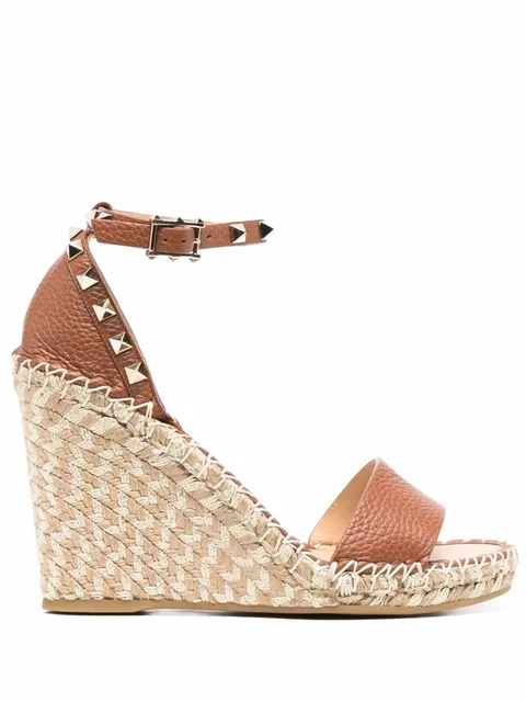 espadrille Rockstud wedge sandals