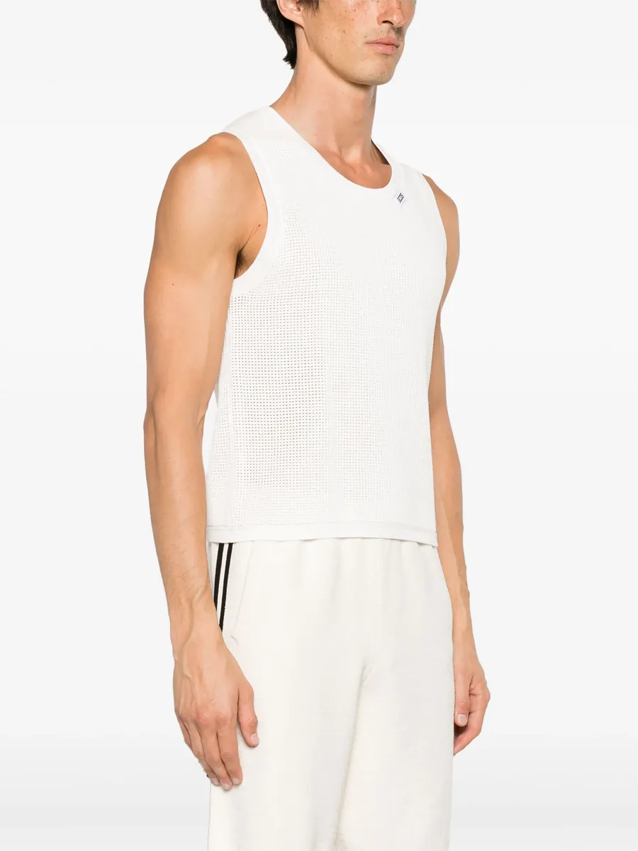 waffle-knit sleeveless jumper 6