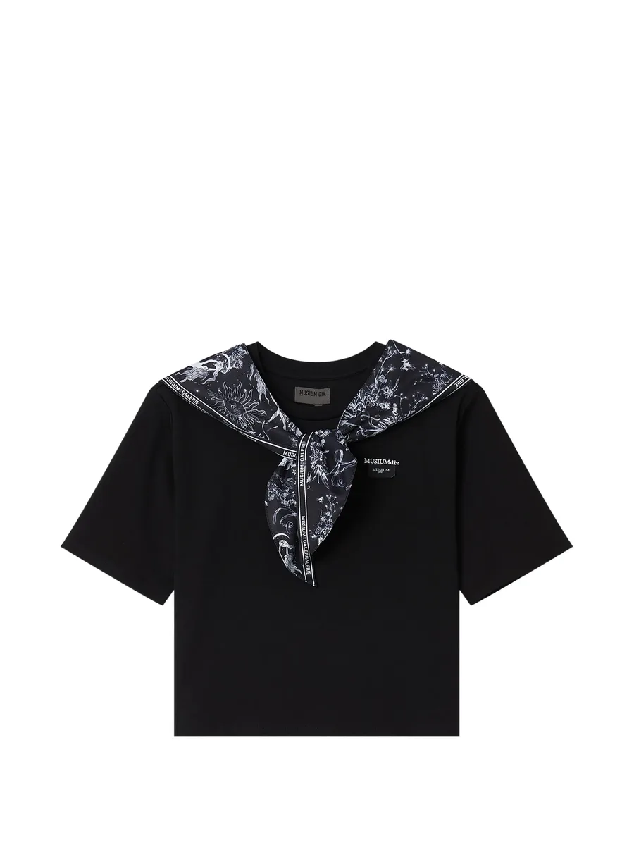 graphic collar T-shirt 2