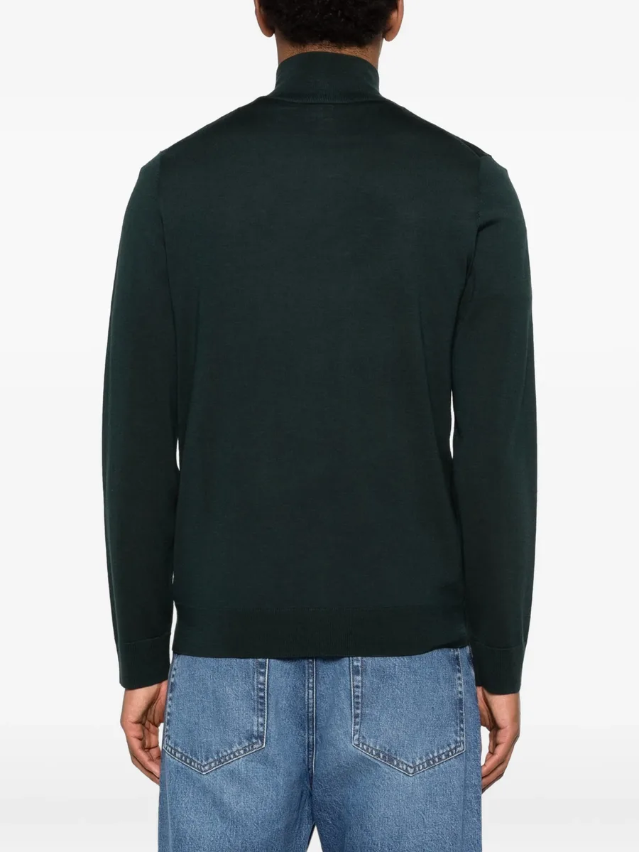 Signature Stripe zip through cardigan 7