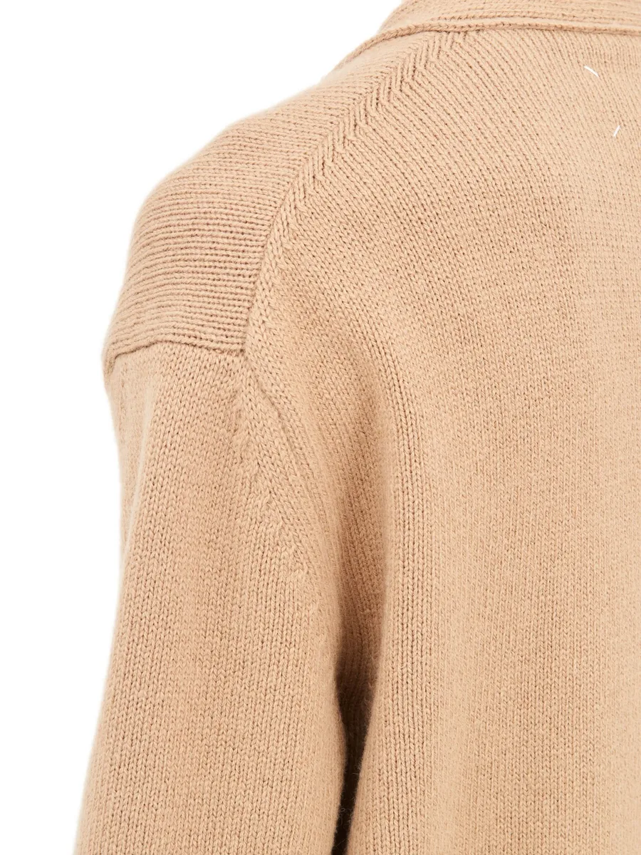 V-neck elbow-patch cardigan 12