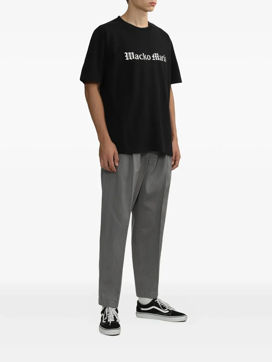 pleated-pocket cuffed trousers 3