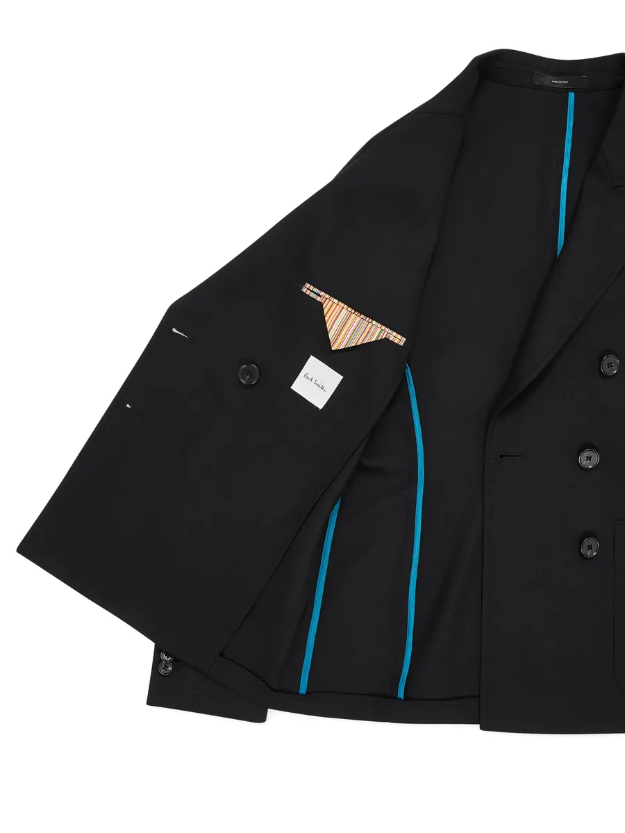 двубортный шерстяной блейзер A Suit To Travel In 13
