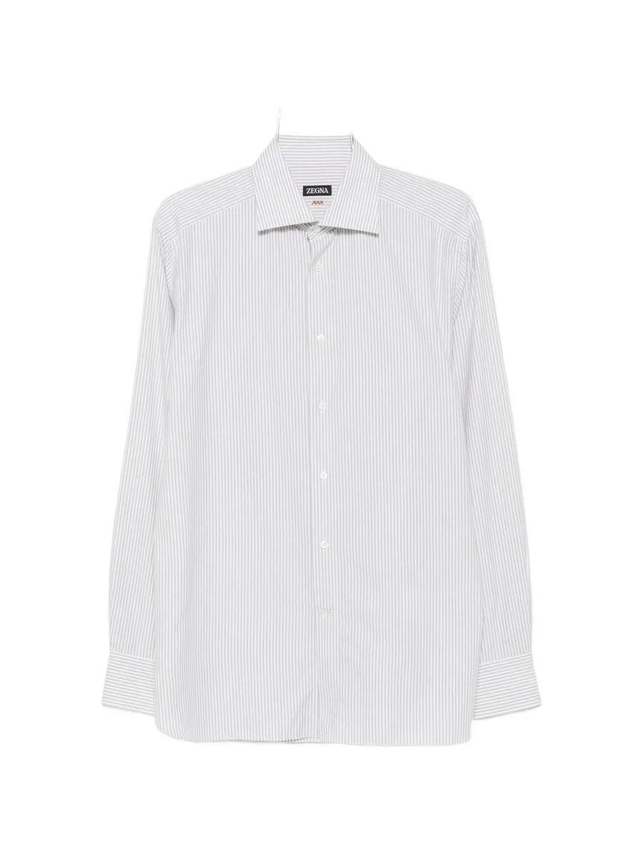 vertical-stripe long-sleeve shirt 1