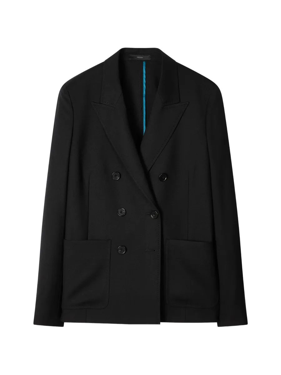 двубортный шерстяной блейзер A Suit To Travel In 1