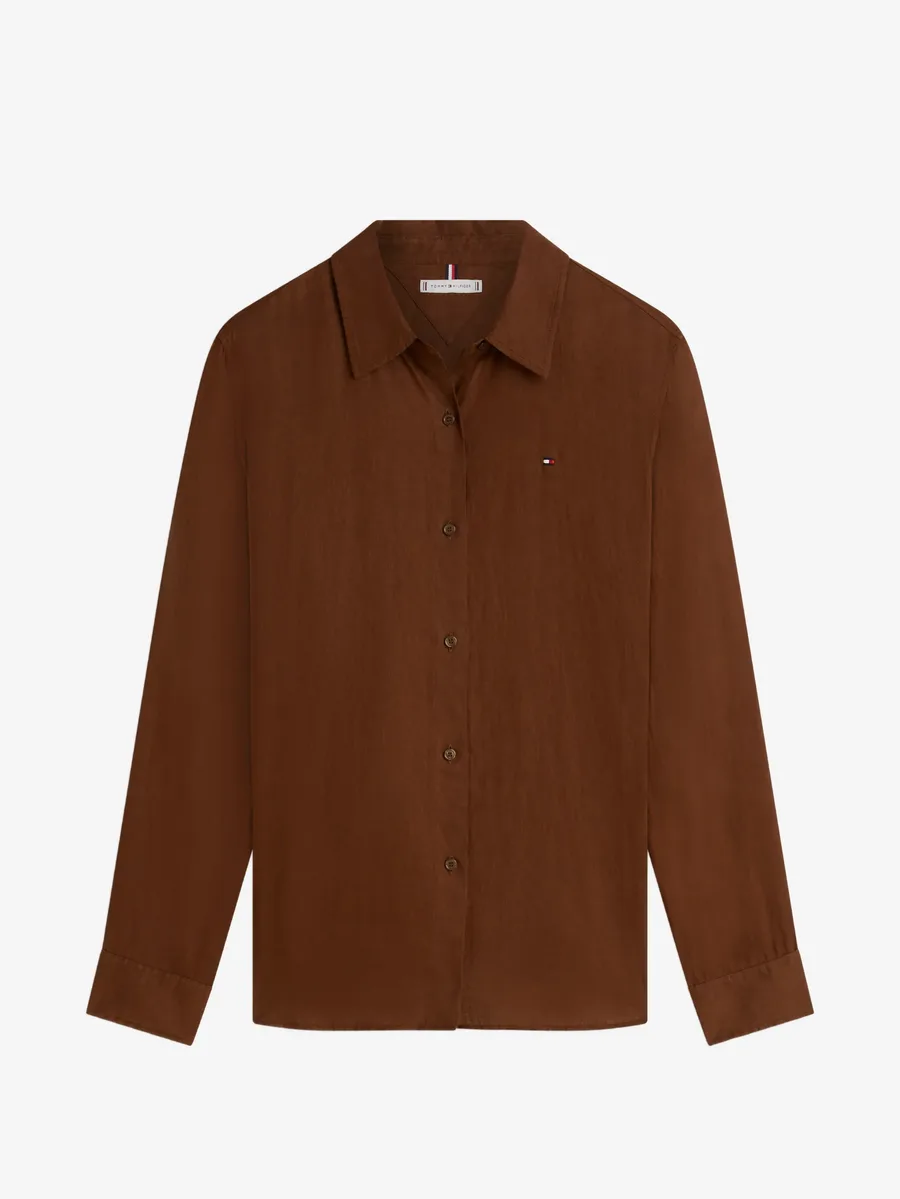 logo-embroidered button-down shirt 1