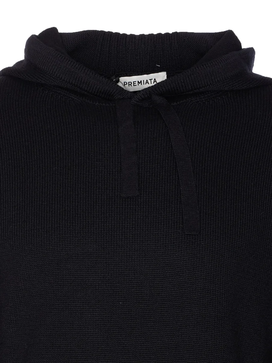 logo-patch hooded sweater 5