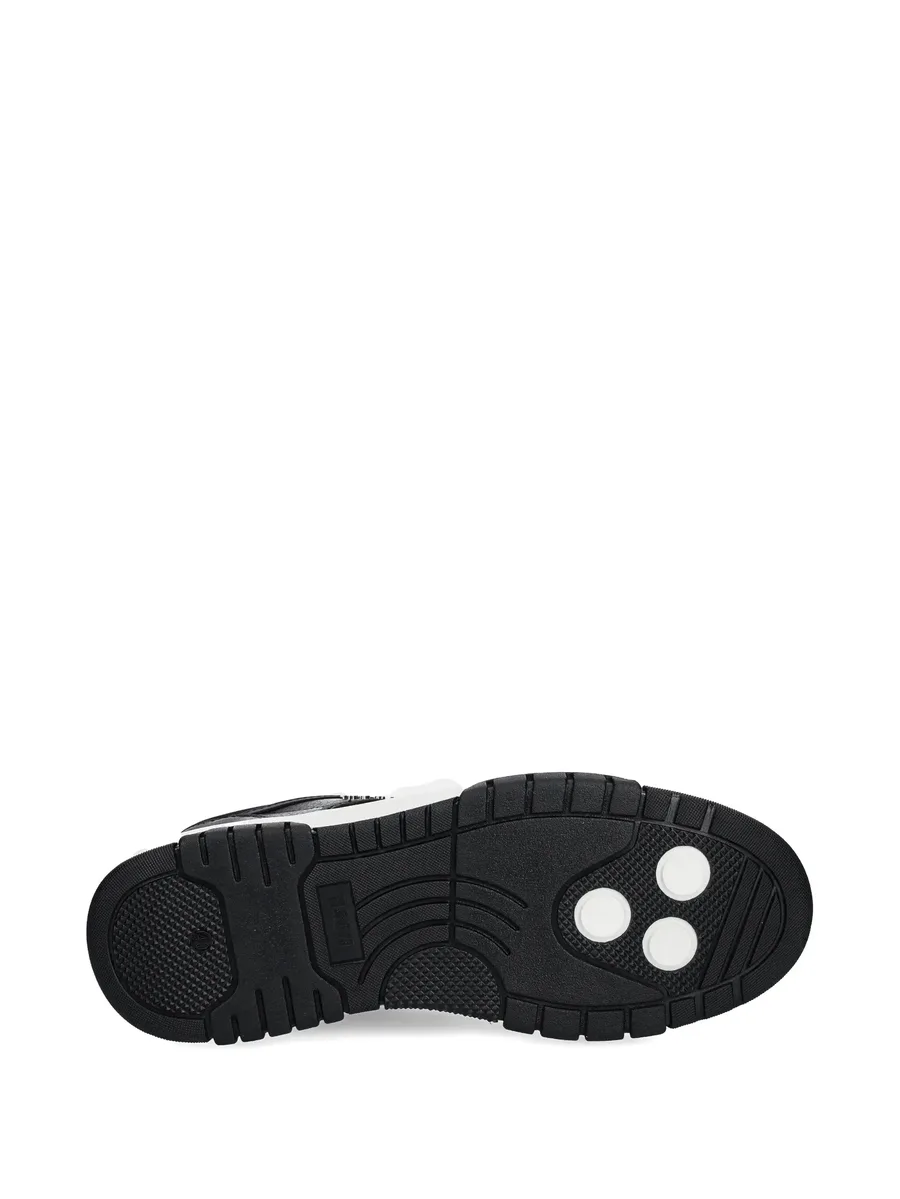 panelled leather sneakers 10