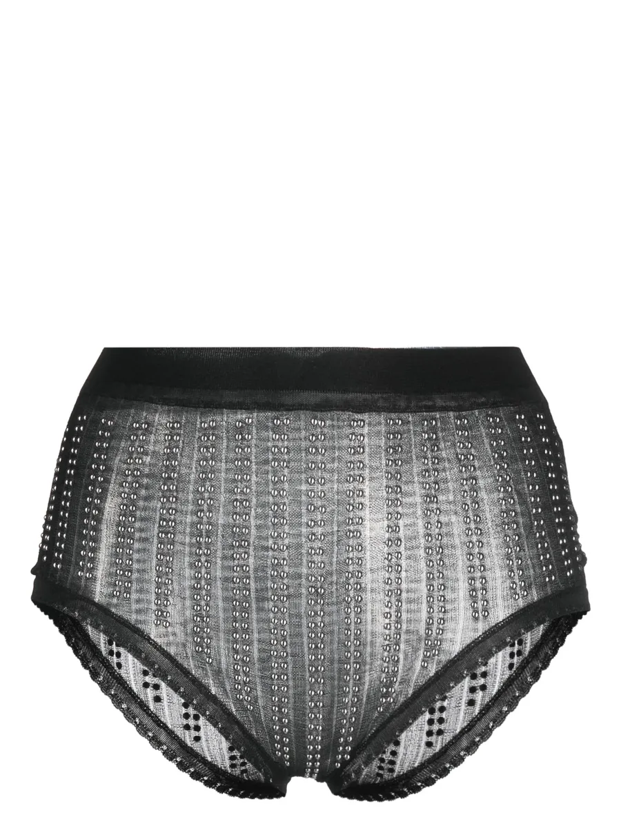 bead-embellished high waist briefs 1