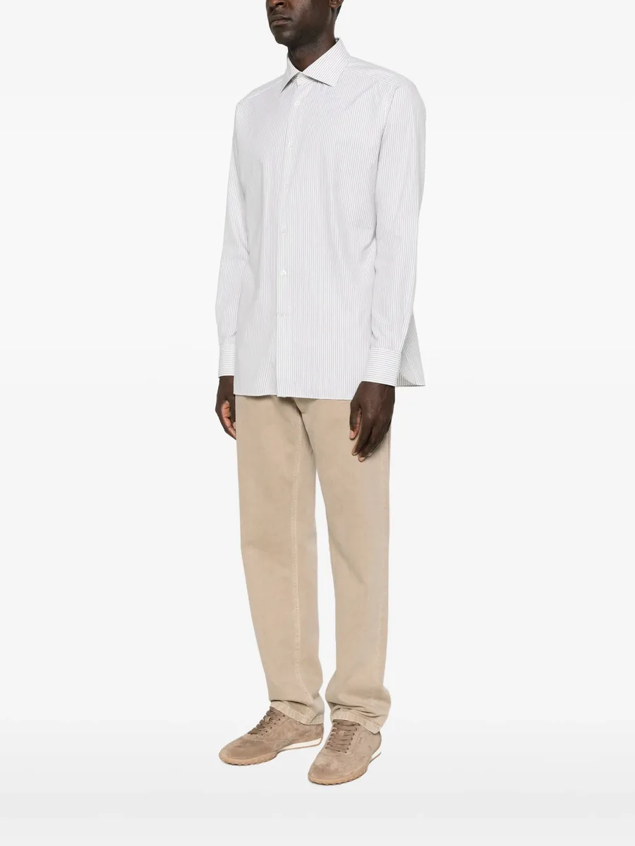 vertical-stripe long-sleeve shirt 3