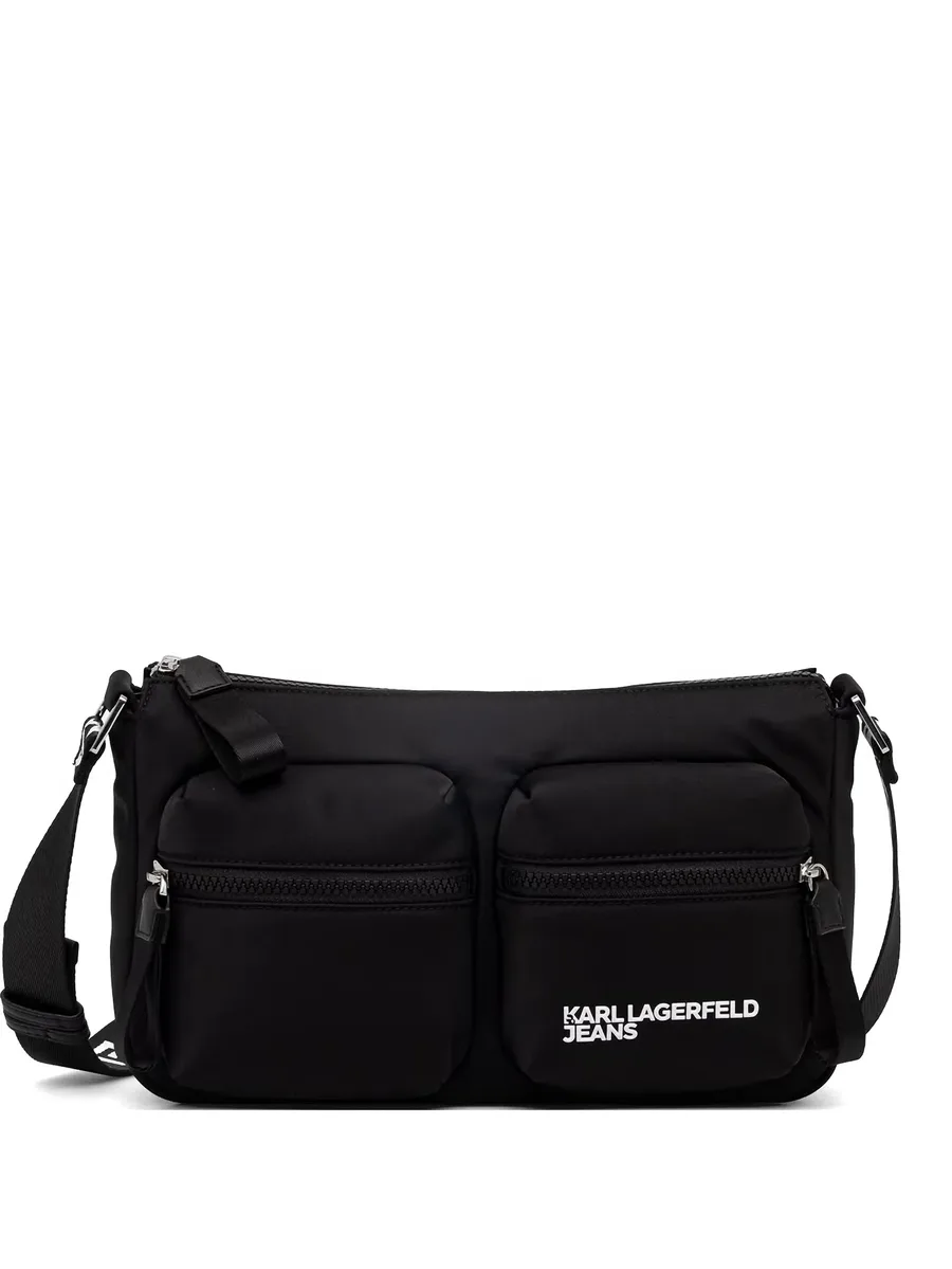 logo-print cross body bag 1