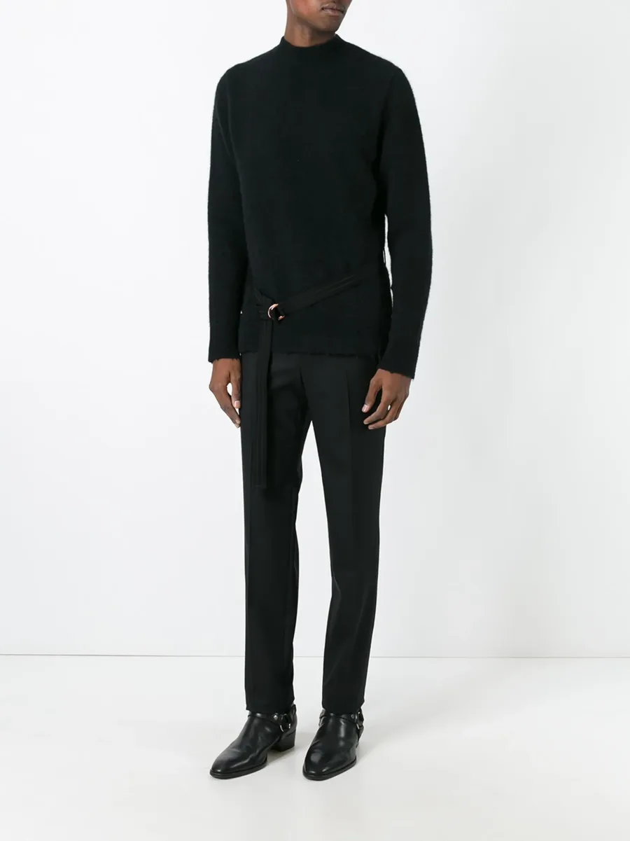 distressed crew neck sweater 3