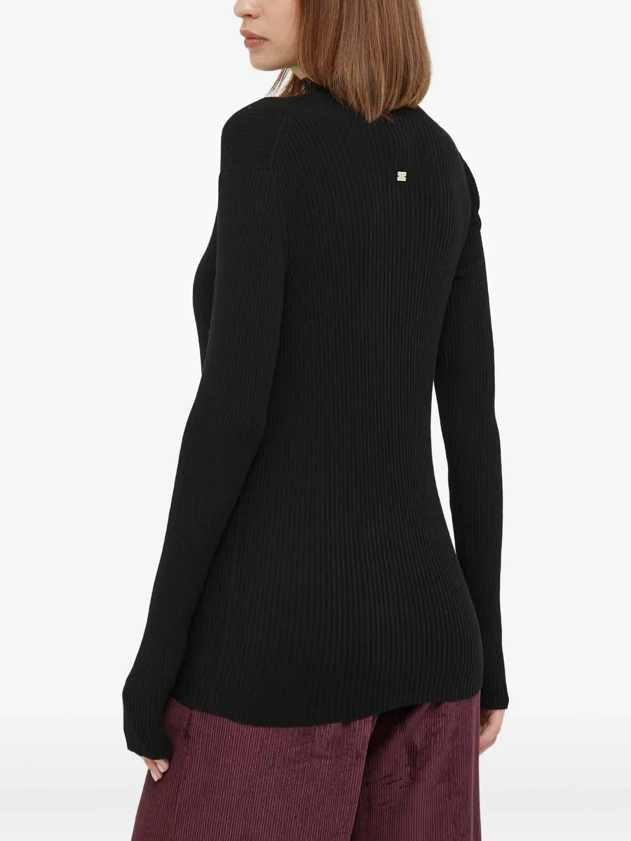 stand-up collar sweater 5