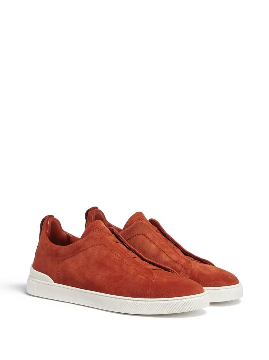 suede low-top sneakers 4