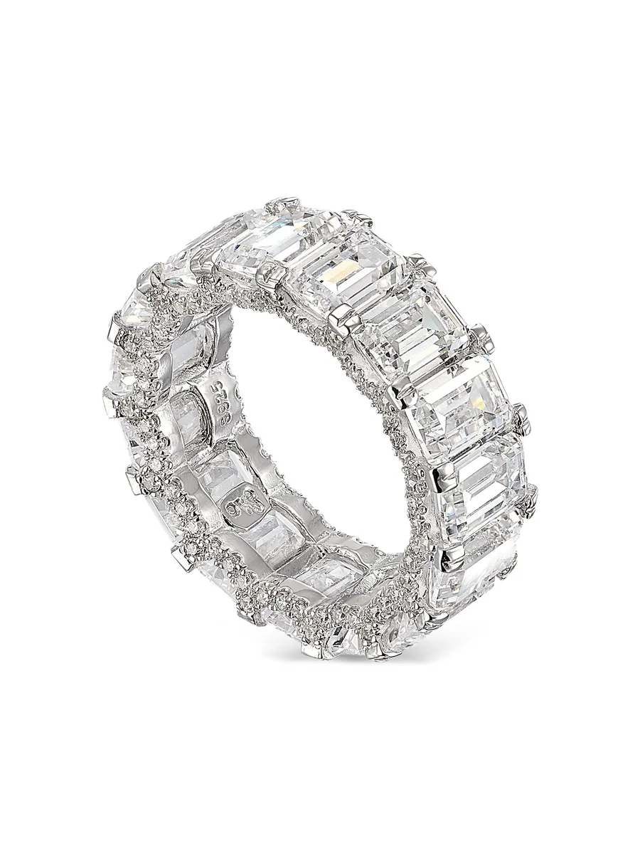 кольцо Dust Baguette Eternity с бриллиантами 6