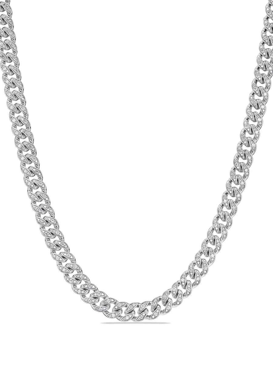 серебряное колье с бриллиантами 1