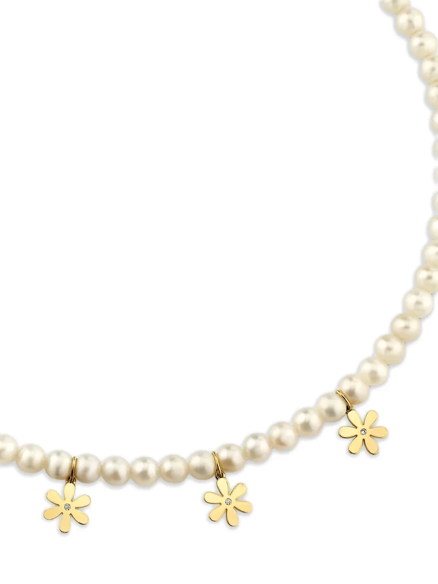 колье Daisy из желтого золота с бриллиантами 3