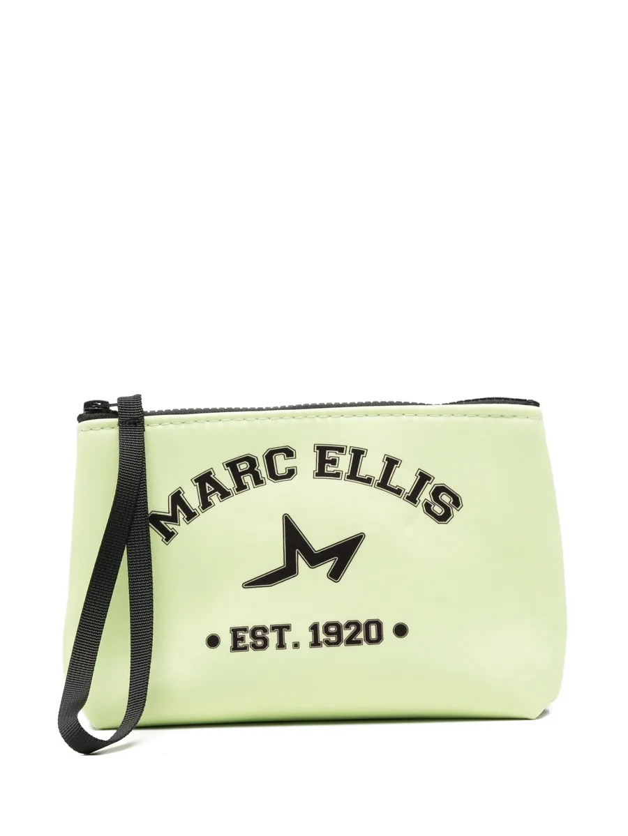 Buby logo-print clutch bag 1