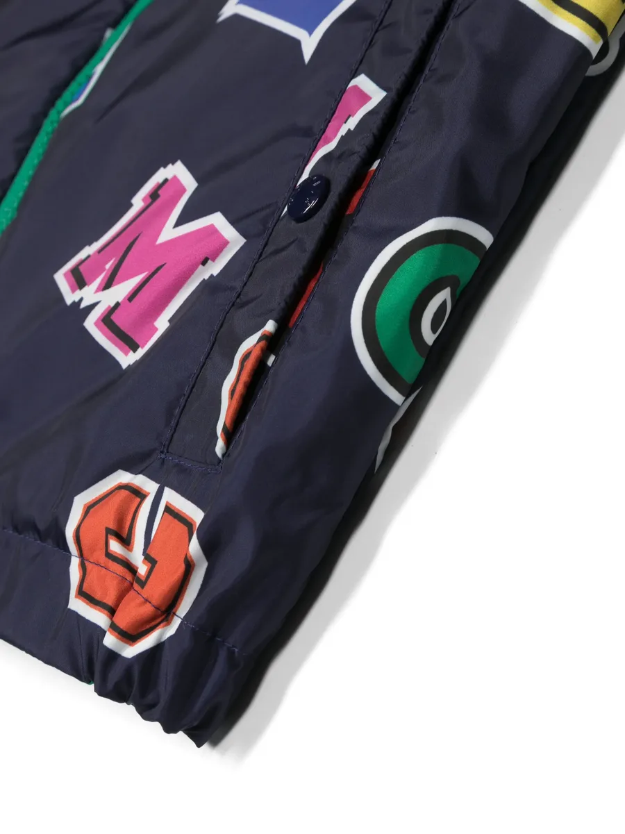 letters padded hooded jacket 5