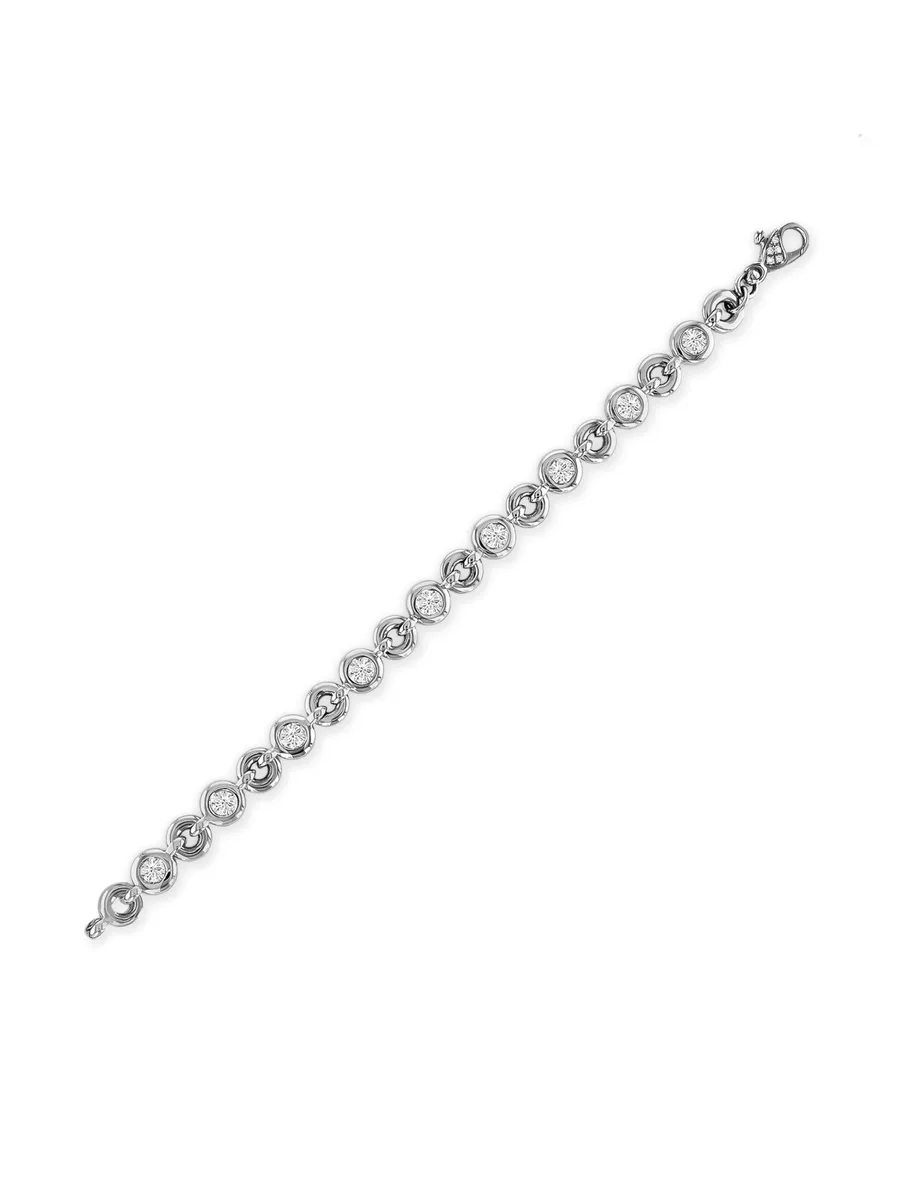 браслет RockChain из белого золота с бриллиантами 3