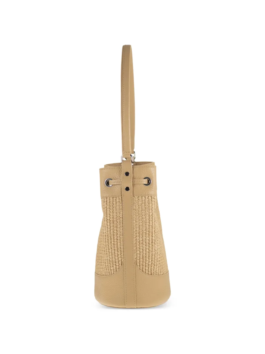 small Monda woven-design bucket bag 7