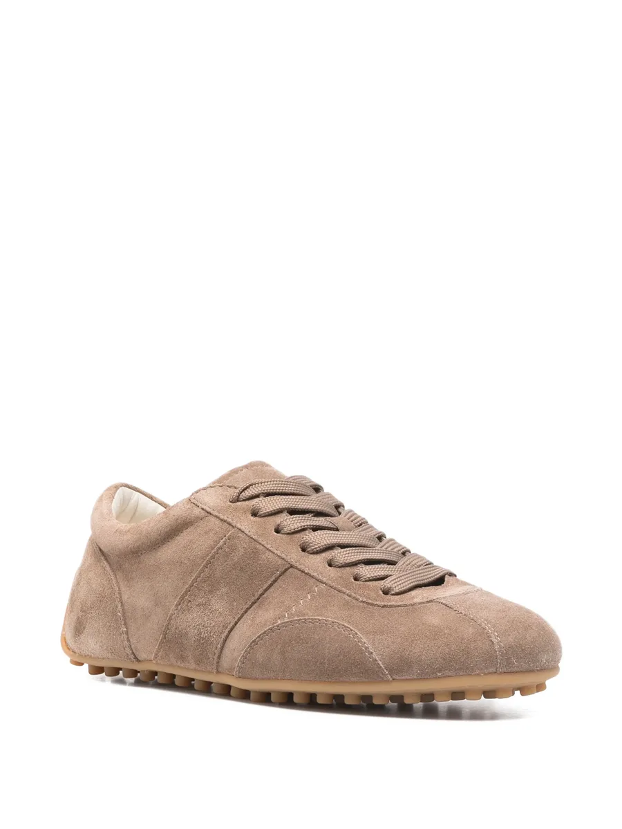laced low-top sneakers 4
