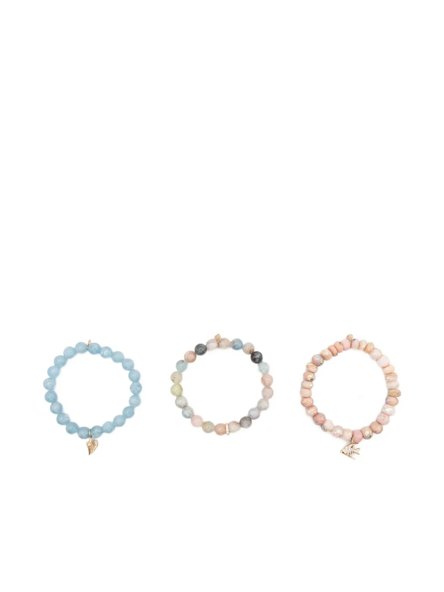 14CT yellow gold Stone Gemstone bracelet 1