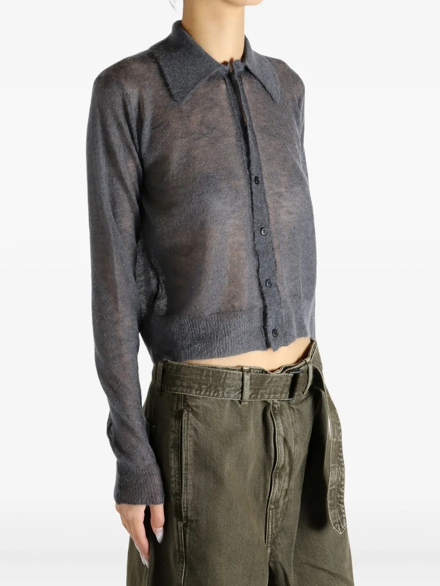 buttoned collared cardigan 5