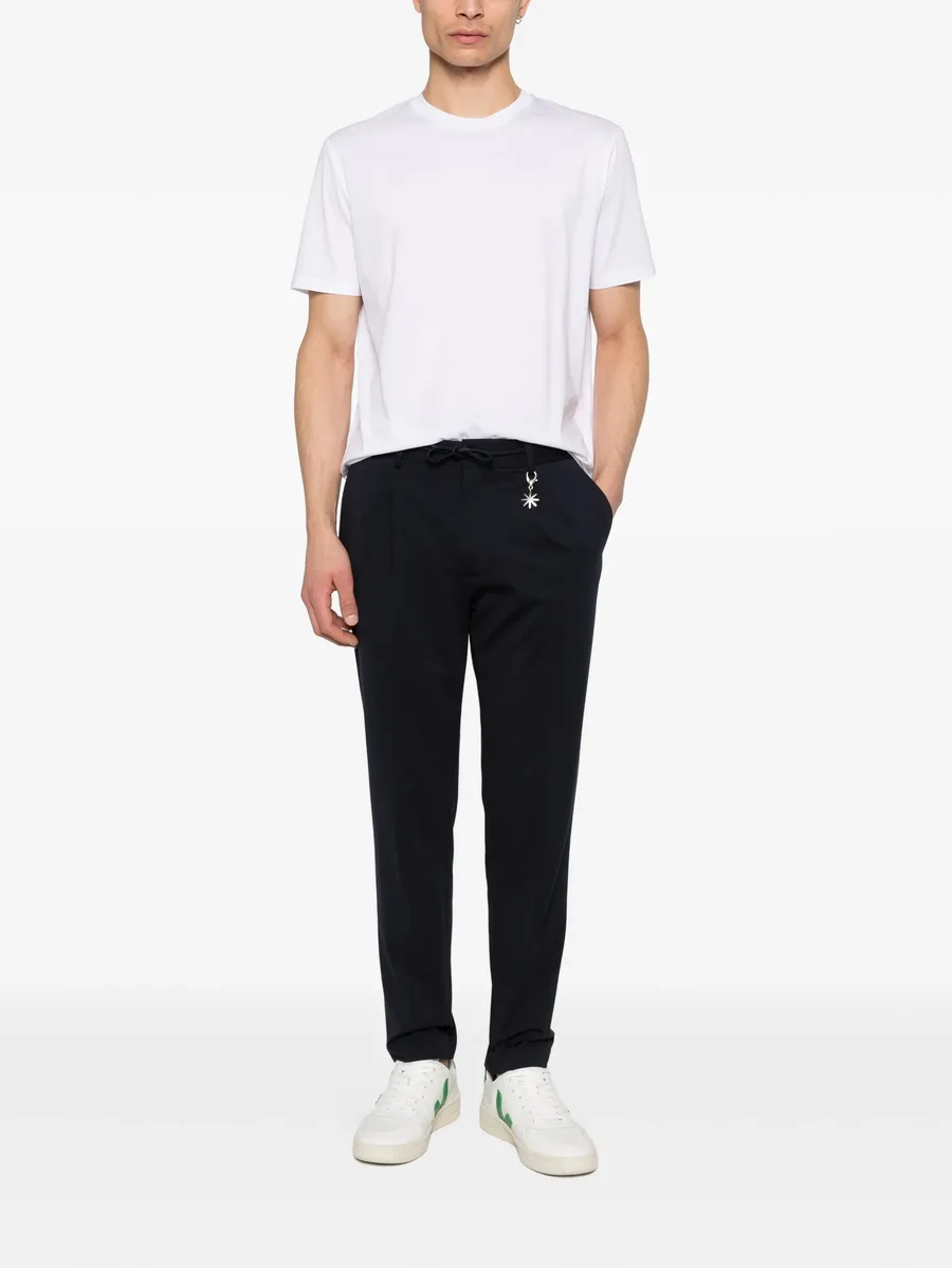 charm-detail drawstring trousers 4