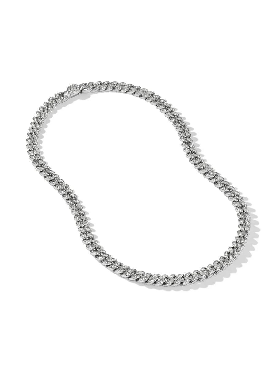 серебряное колье с бриллиантами 5