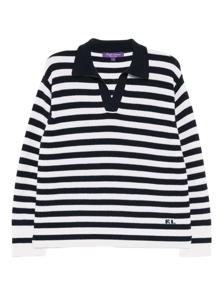 striped knit top 1