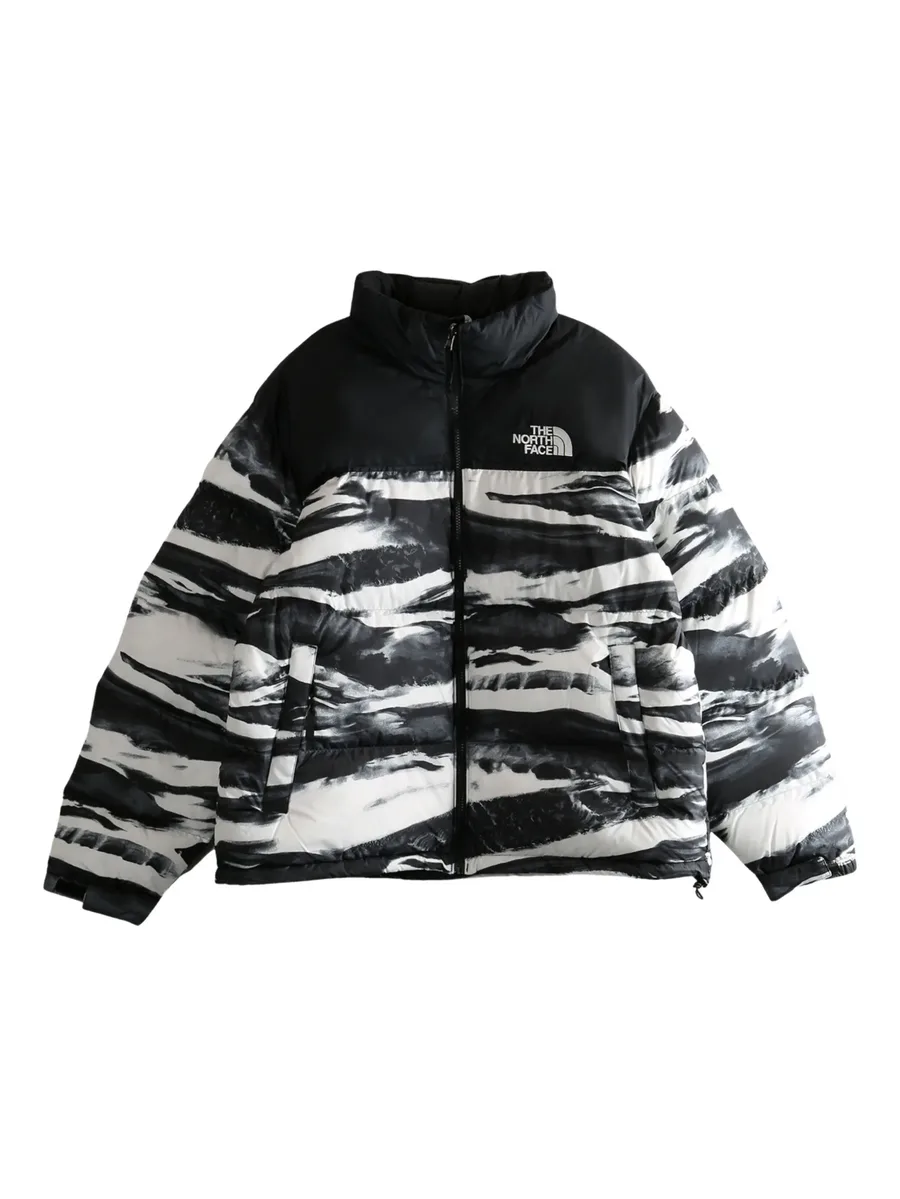 wave-print puffer jacket 2