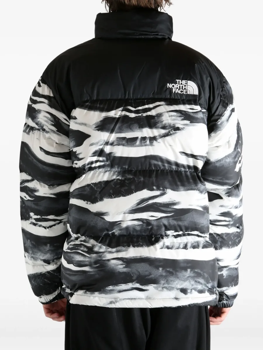 wave-print puffer jacket 8