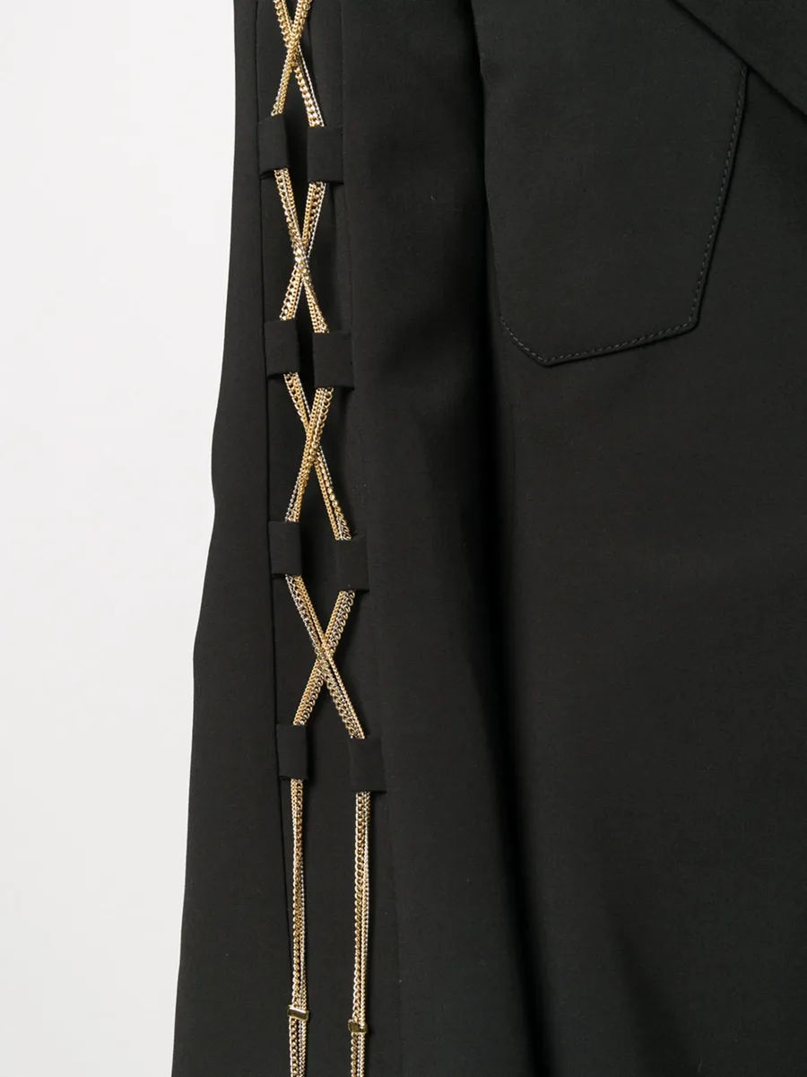 chain detail coat 10
