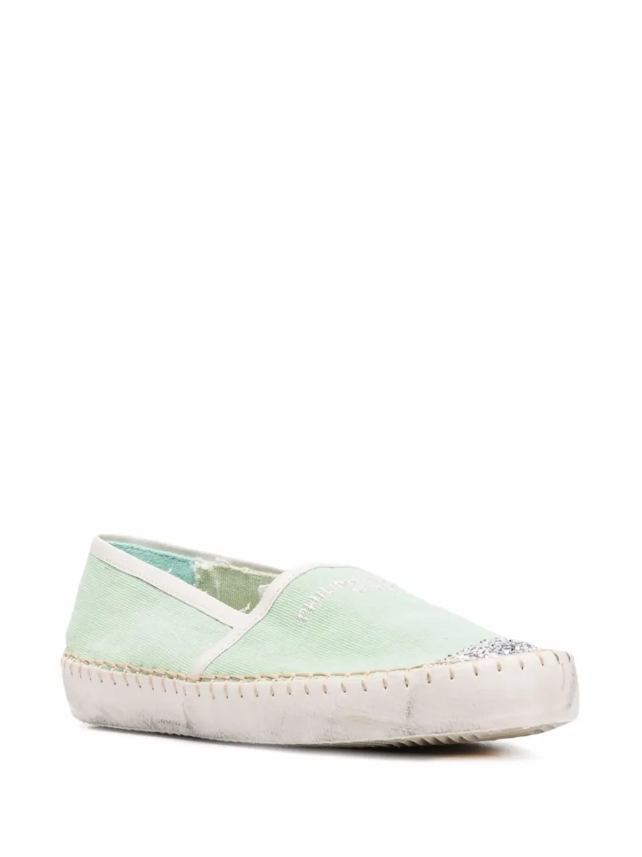 Marseille glitter-detail espadrilles 3
