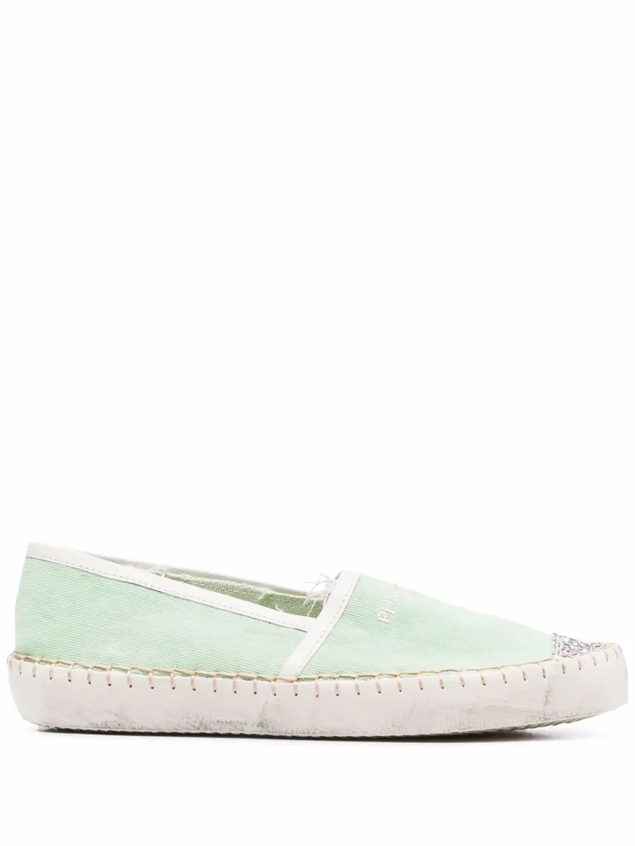 Marseille glitter-detail espadrilles 1