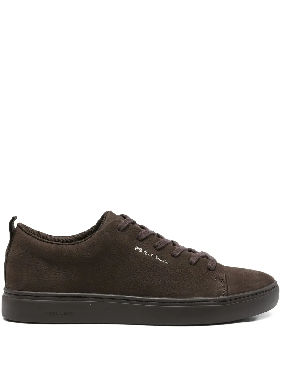 lace-up leather sneakers 1