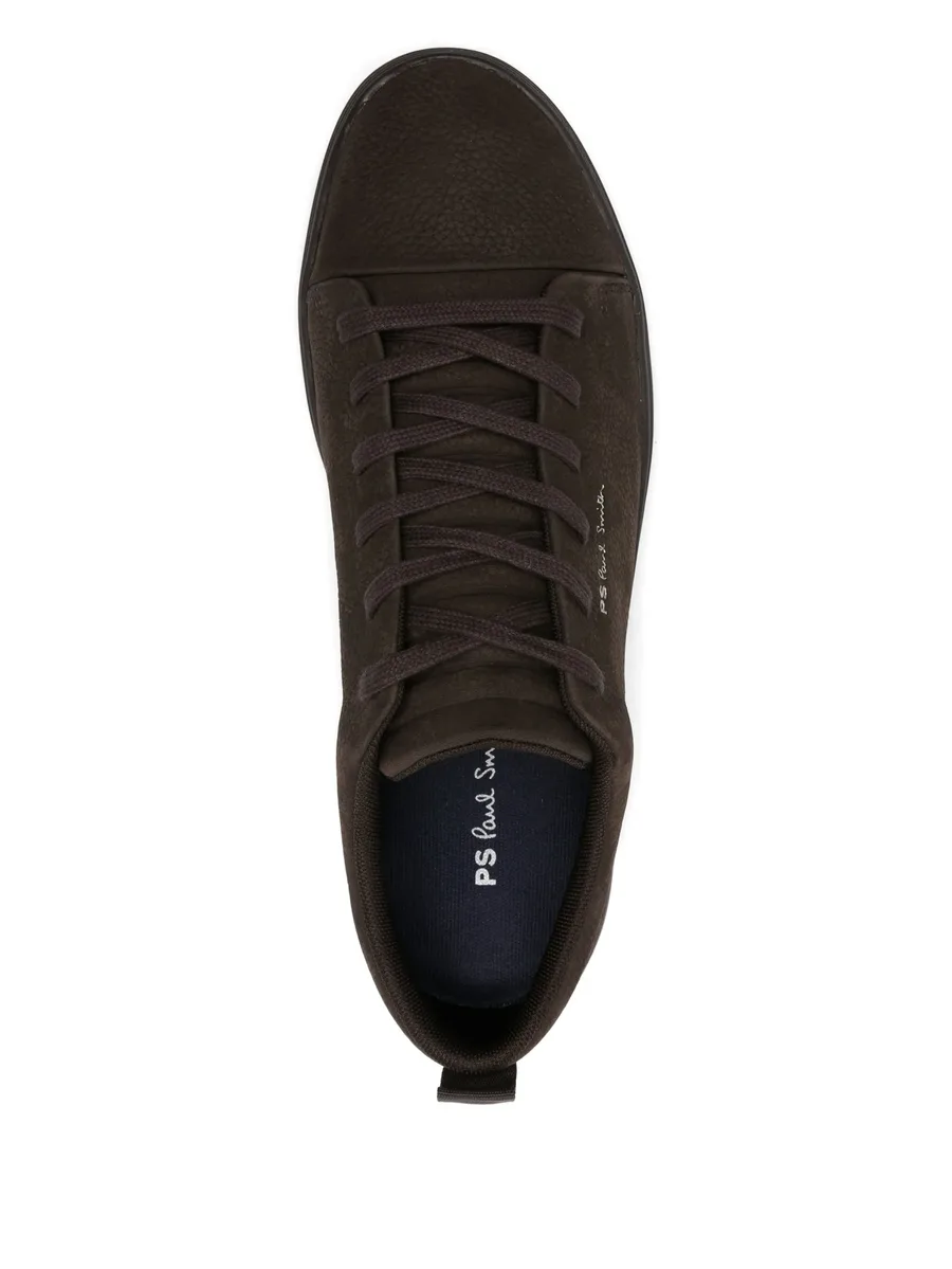 lace-up leather sneakers 7
