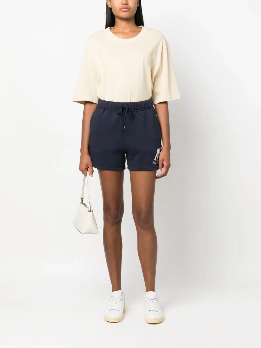 logo-print cotton short shorts 3